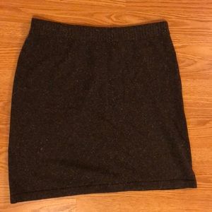 Gray sweater skirt